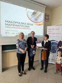 Jakub Skalany nagrodzony  w Małopolskim Konkursie Prac Matematycznych